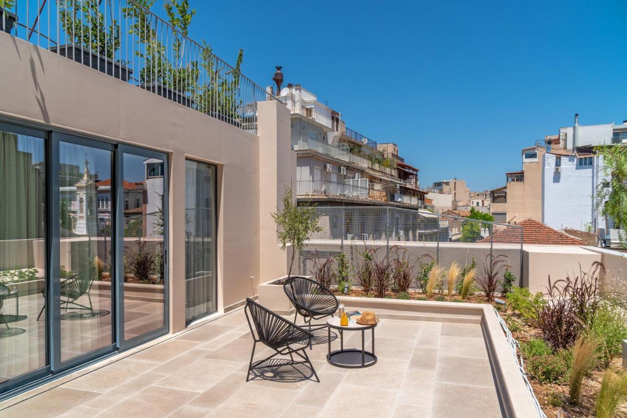 Hellenic Vibes Smart Hotel Athen Eksteriør billede Rooftop terrace